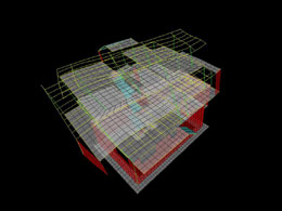 Pintzos House-structural analysis model