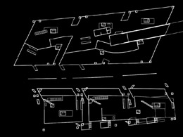 Housing at the River Plate-middle level - units plan