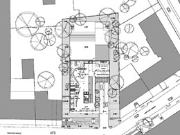 City Hall of Agia Paraskevi-site plan