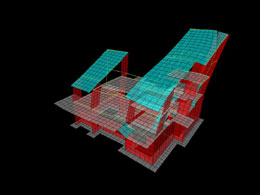 Two Level House-structural analysis model