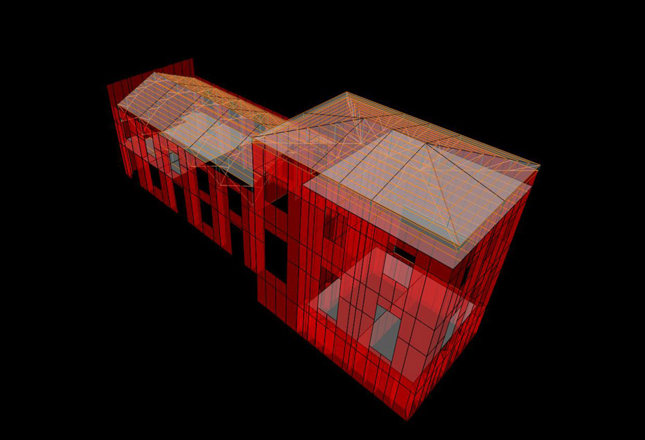 Multiple Purpose Building : building1: structural analysis model