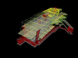 Archeological Museum of Chania-structural analysis model