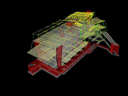 Archeological Museum of Chania-structural analysis model