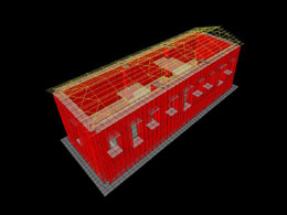 House at Ikaria-structural analysis model