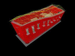 House at Ikaria-structural analysis model