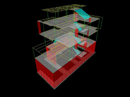 Pintzos House-structural analysis model