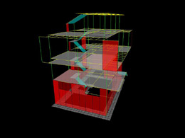 Pintzos House-structural analysis model