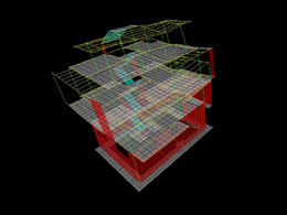 Pintzos House-structural analysis model