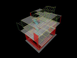 Pintzos House-structural analysis model