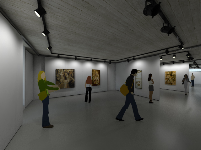 Melanithros – Black Box : exhibition space