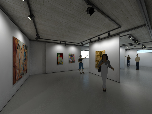 Melanithros – Black Box : exhibition space